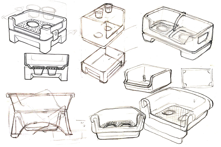 Product design sketching