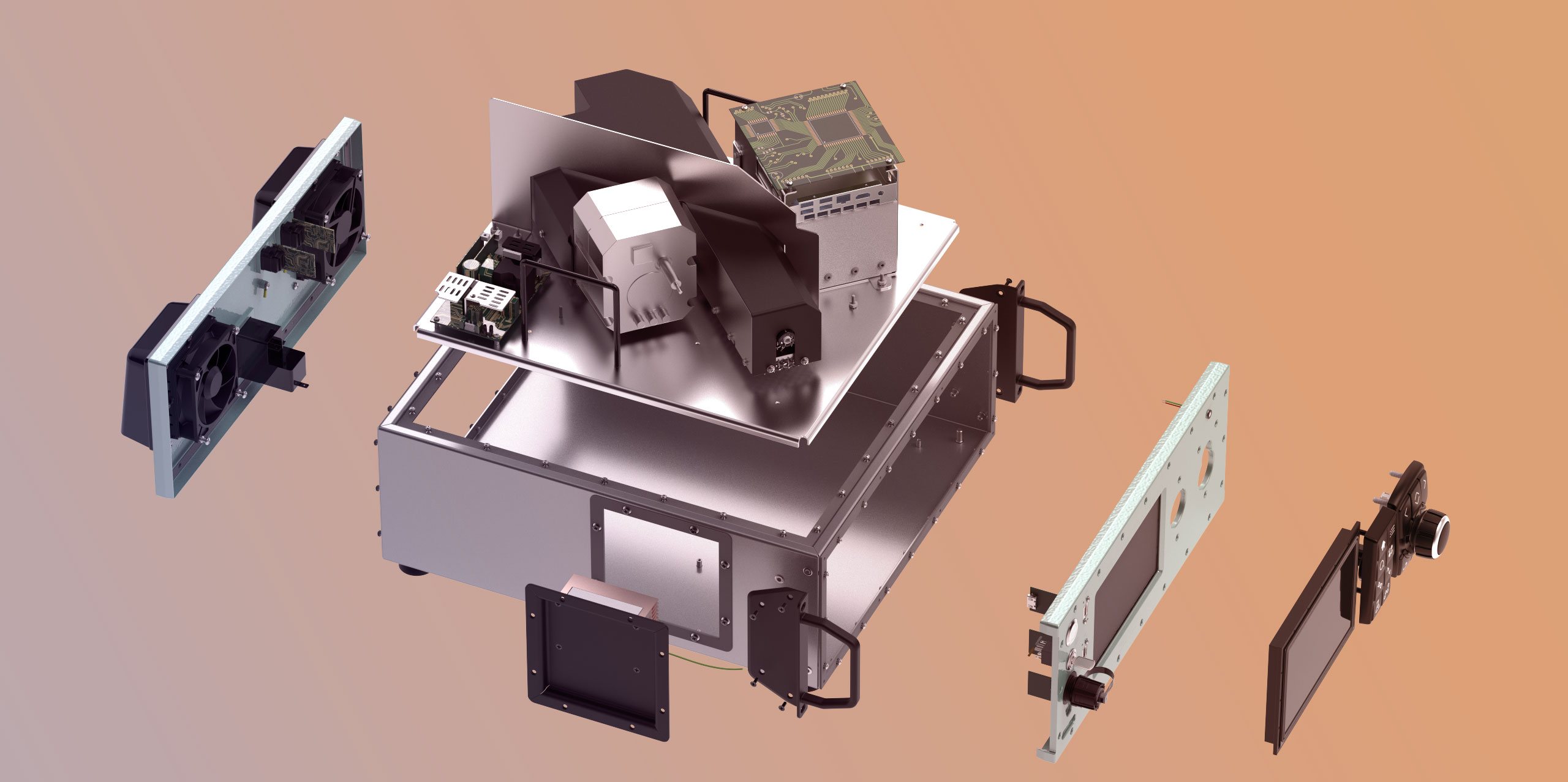  Spectrometer Enclosure | Exploded View