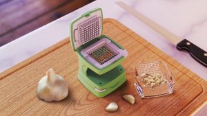 Garlic Press | Kitchen Tool Rendering