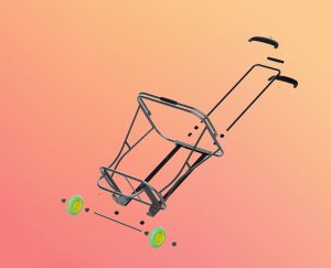 The Indigo Shopping Cart Exploded View