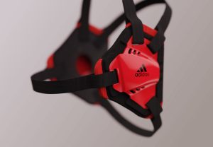 Adidas Wrestling Ear Guard CAD Model Rendering